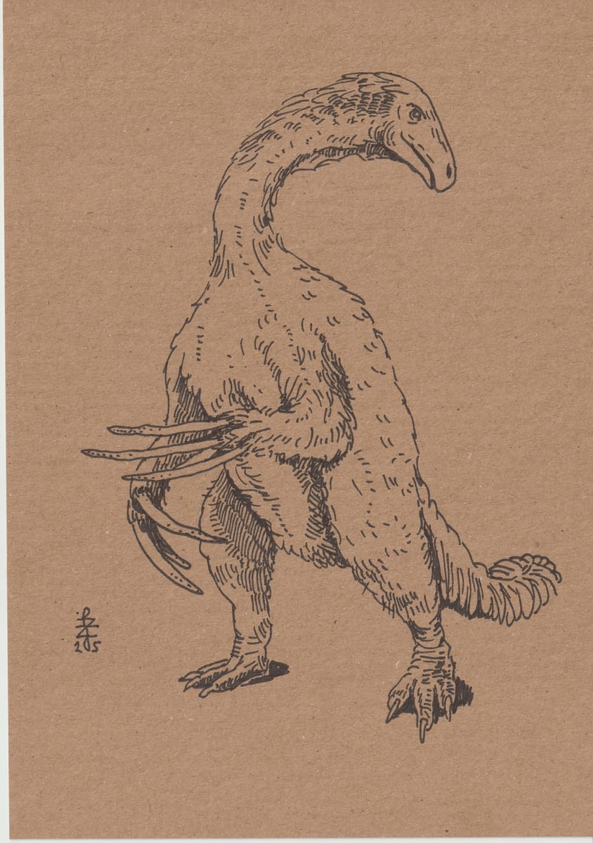 dinosaurs-viiii-therisinosaurus-2025-a5